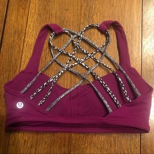 Lululemon Magenta Sports Bra